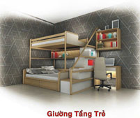 Cụm giường tầng Trẻ
